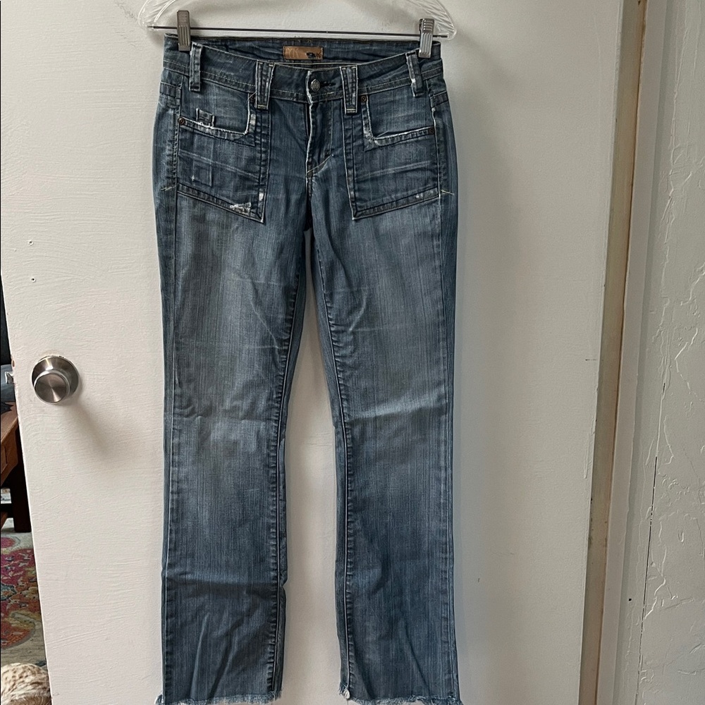 Yanuk Women's Straight Leg Blue Jeans